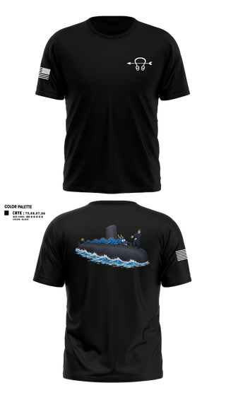 Short Sleeve Performance Shirt, USS Jefferson City, Navy, Teamtime, Team time, sublimation, custom sports apparel, team uniforms, spirit wear, spiritwear, sports uniforms, custom shirts, team store, custom team store, fundraiser sports, apparel fundraiser