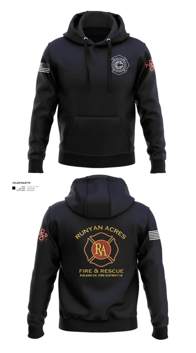 RUNYAN ACRES FIRE DEPARTMENT 34134469 Hoodie - 23