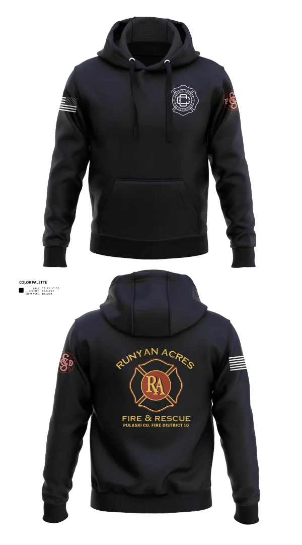 Hoodie, RUNYAN ACRES FIRE DEPARTMENT, , Teamtime, Team time, sublimation, custom sports apparel, team uniforms, spirit wear, spiritwear, sports uniforms, custom shirts, team store, custom team store, fundraiser sports, apparel fundraiser