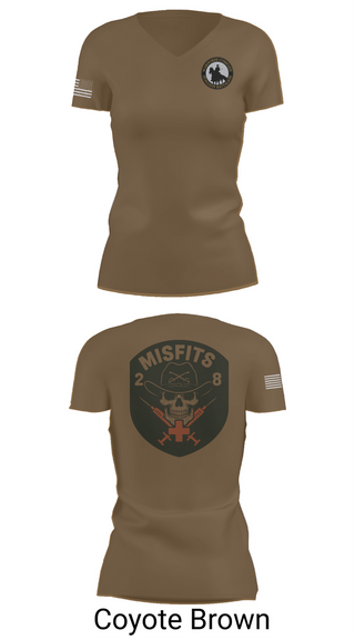 Womens Short Sleeve Vneck Shirt, 2-8 Cav, HHC, Medic Platoon, , Teamtime, Team time, sublimation, custom sports apparel, team uniforms, spirit wear, spiritwear, sports uniforms, custom shirts, team store, custom team store, fundraiser sports, apparel fundraiser