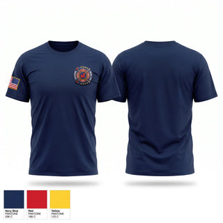 Old School Cotton Feel Shirt, Oak Point ERT, Fire Department, Teamtime, Team time, sublimation, custom sports apparel, team uniforms, spirit wear, spiritwear, sports uniforms, custom shirts, team store, custom team store, fundraiser sports, apparel fundraiser