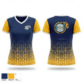 Gridley Bulldogs 26980450 Women's Short Sleeve V-neck Shirt - 1