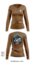 Scpoa 2939861 Women's Long Sleeve V-neck Shirt - 104