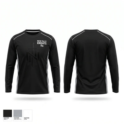 New Paltz Knights 11u Long Sleeve Performance Shirt - 2