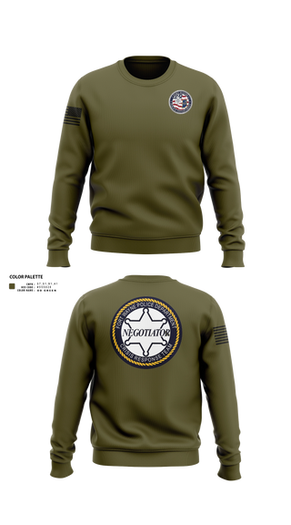 Crew Neck Sweatshirt, CRT, Police, Teamtime, Team time, sublimation, custom sports apparel, team uniforms, spirit wear, spiritwear, sports uniforms, custom shirts, team store, custom team store, fundraiser sports, apparel fundraiser