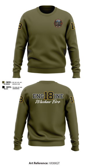 Crew Neck Sweatshirt, Waxhaw Fire, Fire Department, Teamtime, Team time, sublimation, custom sports apparel, team uniforms, spirit wear, spiritwear, sports uniforms, custom shirts, team store, custom team store, fundraiser sports, apparel fundraiser