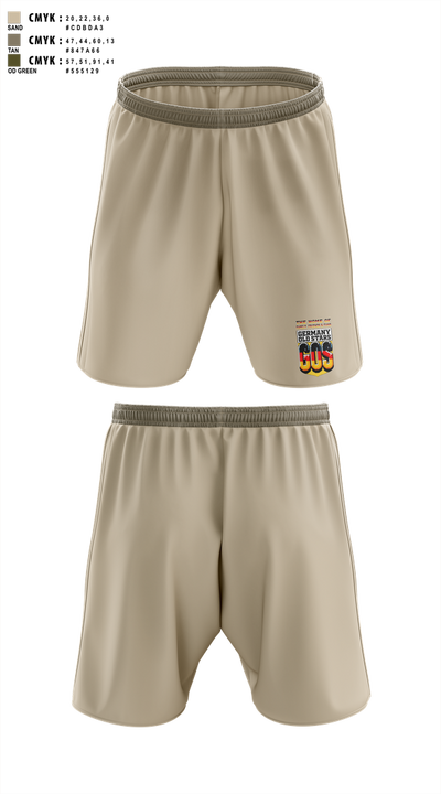 Germany Oldstars 85636680 Athletic Shorts With Pockets - 1