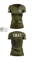 GRATIS SWAT TEAM 58848814 Women's Short Sleeve V-neck Shirt - 101