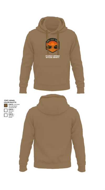 4th Assault Amphibian Battalion, Company B 82284637 Hoodie - 11