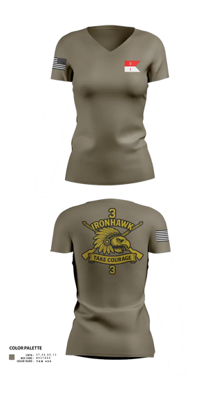 Womens Short Sleeve Vneck Shirt, Comanche Squad, Army, Teamtime, Team time, sublimation, custom sports apparel, team uniforms, spirit wear, spiritwear, sports uniforms, custom shirts, team store, custom team store, fundraiser sports, apparel fundraiser