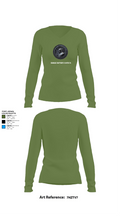 Charlie Battery 2-114th FA 47332730 Women's Long Sleeve V-neck Shirt - 39