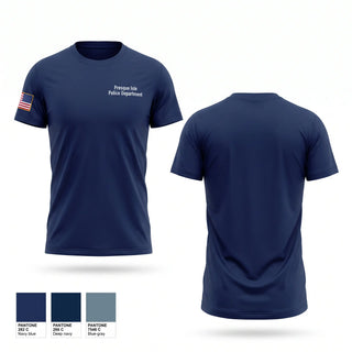 Short Sleeve Performance Shirt, Presque Isle Police Department, Police, Teamtime, Team time, sublimation, custom sports apparel, team uniforms, spirit wear, spiritwear, sports uniforms, custom shirts, team store, custom team store, fundraiser sports, apparel fundraiser