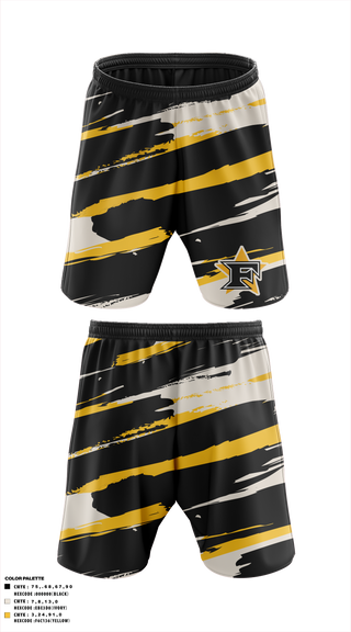 Athletic Shorts With Pockets, Five Star Mafia, Baseball, Teamtime, Team time, sublimation, custom sports apparel, team uniforms, spirit wear, spiritwear, sports uniforms, custom shirts, team store, custom team store, fundraiser sports, apparel fundraiser