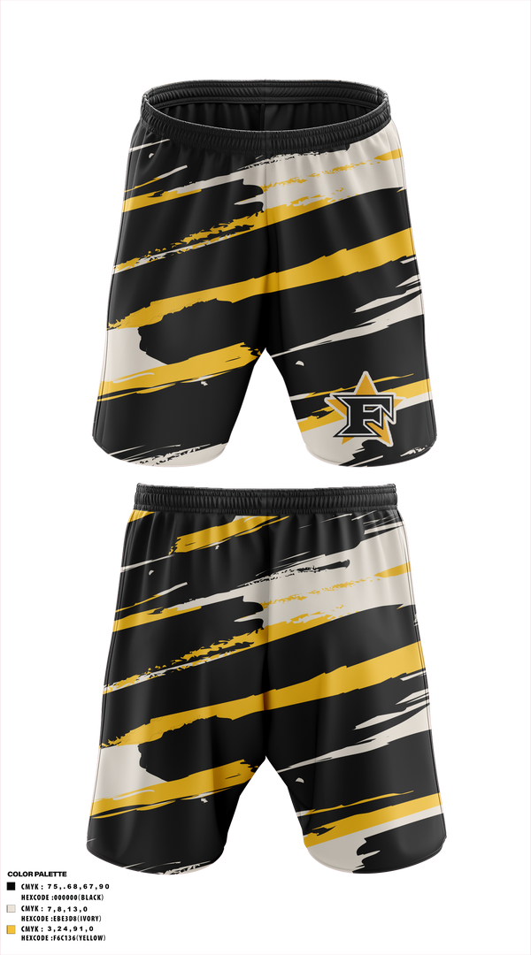 Athletic Shorts With Pockets, Five Star Mafia, Baseball, Teamtime, Team time, sublimation, custom sports apparel, team uniforms, spirit wear, spiritwear, sports uniforms, custom shirts, team store, custom team store, fundraiser sports, apparel fundraiser