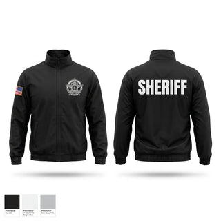 Windbreaker, Lewis county sheriff, Police, Teamtime, Team time, sublimation, custom sports apparel, team uniforms, spirit wear, spiritwear, sports uniforms, custom shirts, team store, custom team store, fundraiser sports, apparel fundraiser