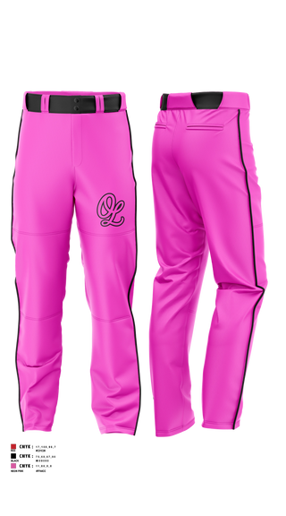 Baseball Pants, OKLAHOMA LOOKOUTS, Baseball, Teamtime, Team time, sublimation, custom sports apparel, team uniforms, spirit wear, spiritwear, sports uniforms, custom shirts, team store, custom team store, fundraiser sports, apparel fundraiser