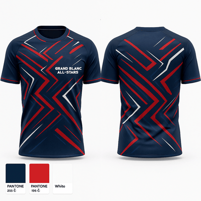 Grand Blanc All-Stars Short Sleeve Performance Shirt - 1