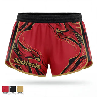 Womens Shorts, Raleigh Blackhawks, Baseball, Teamtime, Team time, sublimation, custom sports apparel, team uniforms, spirit wear, spiritwear, sports uniforms, custom shirts, team store, custom team store, fundraiser sports, apparel fundraiser