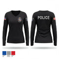 Winslow Police Department 48809501 Women's Long Sleeve V-neck Shirt - 1