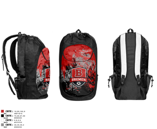 Gear Bag, Bremen Soccer, Men's Soccer, Teamtime, Team time, sublimation, custom sports apparel, team uniforms, spirit wear, spiritwear, sports uniforms, custom shirts, team store, custom team store, fundraiser sports, apparel fundraiser