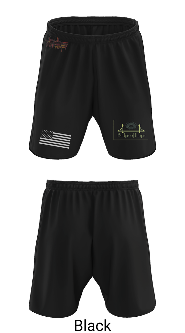 Athletic Shorts With Pockets, Bridge of Hope, , Teamtime, Team time, sublimation, custom sports apparel, team uniforms, spirit wear, spiritwear, sports uniforms, custom shirts, team store, custom team store, fundraiser sports, apparel fundraiser