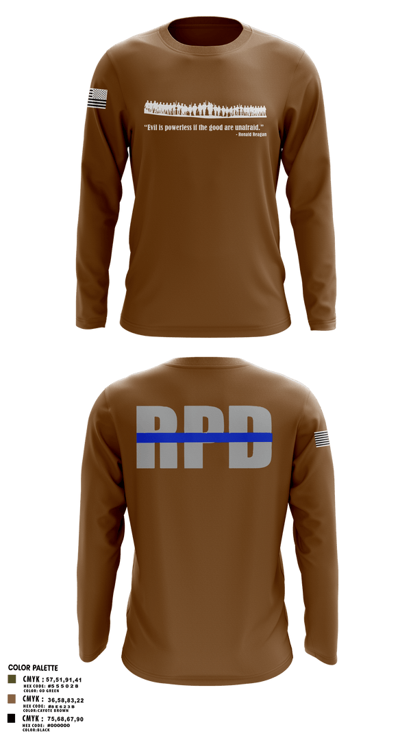 Long Sleeve Performance Shirt, Roanoke SWAT, Police, Teamtime, Team time, sublimation, custom sports apparel, team uniforms, spirit wear, spiritwear, sports uniforms, custom shirts, team store, custom team store, fundraiser sports, apparel fundraiser