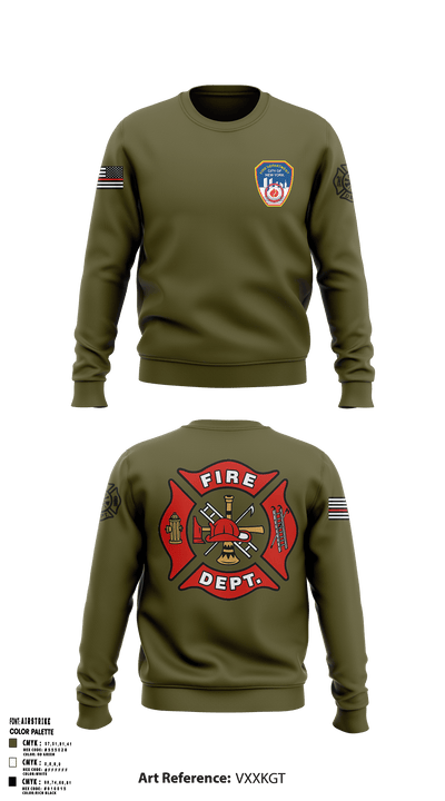 Fire Department Of New York 10185484 Crew Neck Sweatshirt - 1