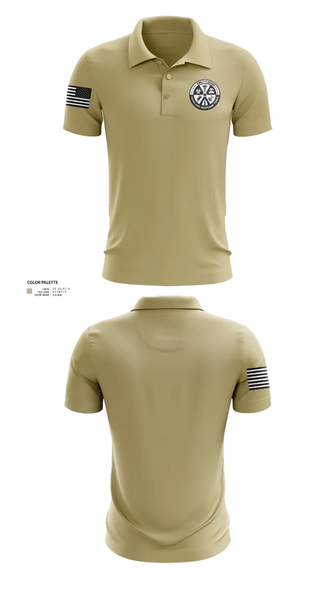 Short Sleeve Performance Polo, Region 3 Homeland Response Force, , Teamtime, Team time, sublimation, custom sports apparel, team uniforms, spirit wear, spiritwear, sports uniforms, custom shirts, team store, custom team store, fundraiser sports, apparel fundraiser
