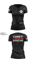 Carey Rural Fire & Rescue Women's Short Sleeve V-neck Shirt - 12