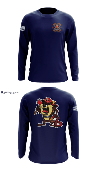 Long Sleeve Performance Shirt, TFD Local 5281, Fire Department, Teamtime, Team time, sublimation, custom sports apparel, team uniforms, spirit wear, spiritwear, sports uniforms, custom shirts, team store, custom team store, fundraiser sports, apparel fundraiser