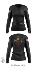 D Co. UAS Platoon 19451527 Women's Long Sleeve V-neck Shirt - 102
