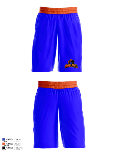 South Kentucky Outlaws 66012093 Mens Basketball Shorts 1