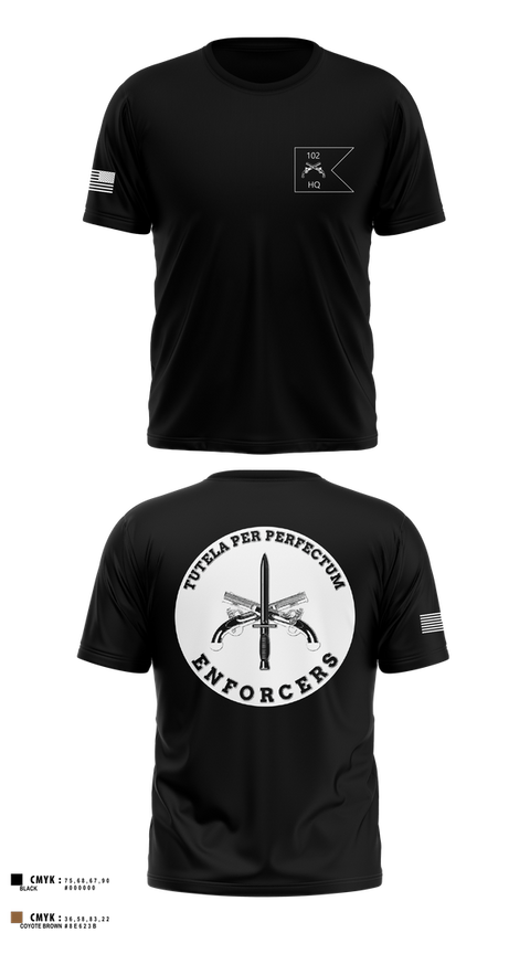 Short Sleeve Performance Shirt, HHC, 102d MP BN, National Guard, Teamtime, Team time, sublimation, custom sports apparel, team uniforms, spirit wear, spiritwear, sports uniforms, custom shirts, team store, custom team store, fundraiser sports, apparel fundraiser