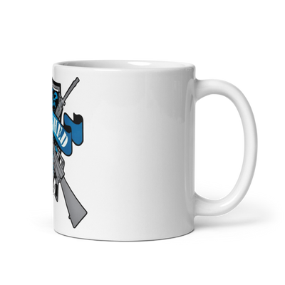Blueshed Gun Shop 36061412 White Glossy Mug - Medium