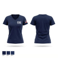 Seymour Fire Department 23937186 Women's Short Sleeve V-neck Shirt - 1