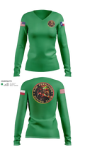 San Fernando Boxing Club 92427997 Women's Long Sleeve V-neck Shirt - 210