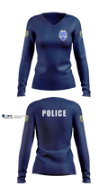 Odessa Police Department 86817075 Women's Long Sleeve V-neck Shirt - 2