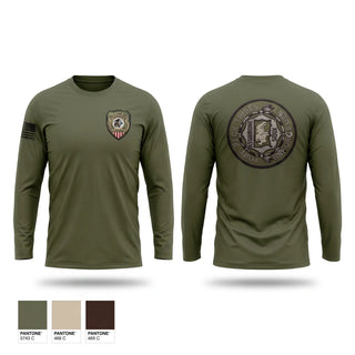 Long Sleeve Performance Shirt, Fort Peck Tribal Fish & Game, Space Force, Teamtime, Team time, sublimation, custom sports apparel, team uniforms, spirit wear, spiritwear, sports uniforms, custom shirts, team store, custom team store, fundraiser sports, apparel fundraiser