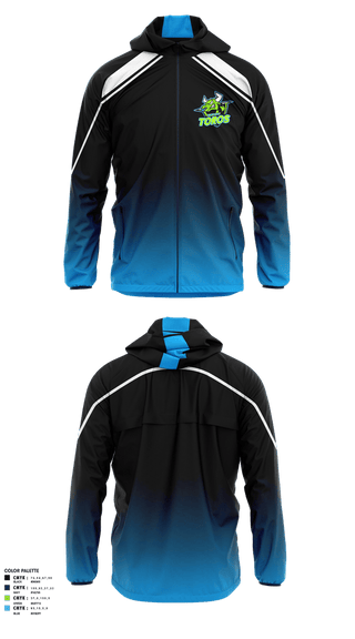 Windbreaker, Northeast Toros Football, Football, Teamtime, Team time, sublimation, custom sports apparel, team uniforms, spirit wear, spiritwear, sports uniforms, custom shirts, team store, custom team store, fundraiser sports, apparel fundraiser