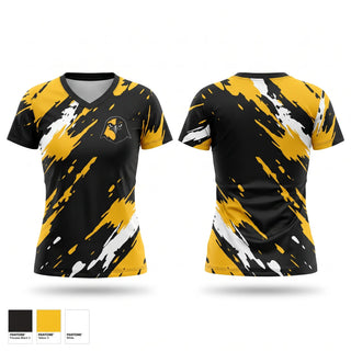 Womens Short Sleeve Vneck Shirt, Blackhawks, , Teamtime, Team time, sublimation, custom sports apparel, team uniforms, spirit wear, spiritwear, sports uniforms, custom shirts, team store, custom team store, fundraiser sports, apparel fundraiser