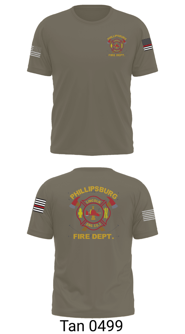 Short Sleeve Performance Shirt, PHILLIPSBURG FIRE DEPARTMENT, , Teamtime, Team time, sublimation, custom sports apparel, team uniforms, spirit wear, spiritwear, sports uniforms, custom shirts, team store, custom team store, fundraiser sports, apparel fundraiser