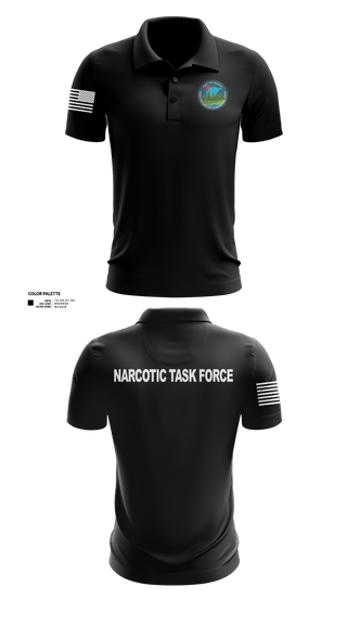 Short Sleeve Performance Polo, Pine to Prairie Drug Task Force, Police, Teamtime, Team time, sublimation, custom sports apparel, team uniforms, spirit wear, spiritwear, sports uniforms, custom shirts, team store, custom team store, fundraiser sports, apparel fundraiser