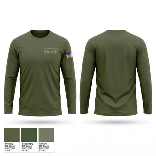 Long Sleeve Performance Shirt, Ventura County Sheriff, Police, Teamtime, Team time, sublimation, custom sports apparel, team uniforms, spirit wear, spiritwear, sports uniforms, custom shirts, team store, custom team store, fundraiser sports, apparel fundraiser