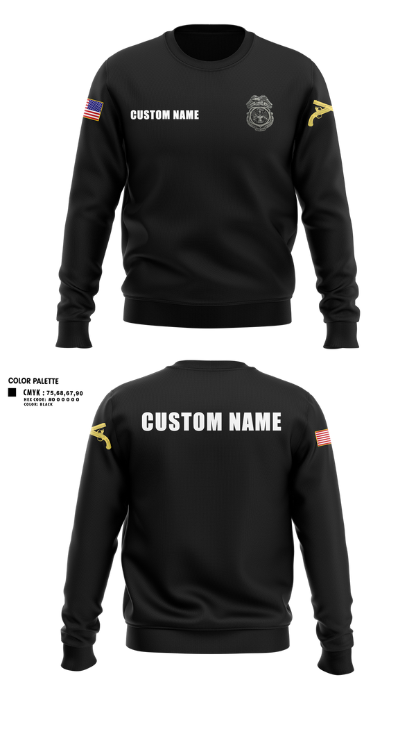 Crew Neck Sweatshirt, 13th MDBFort Jackson LEA, Army, Teamtime, Team time, sublimation, custom sports apparel, team uniforms, spirit wear, spiritwear, sports uniforms, custom shirts, team store, custom team store, fundraiser sports, apparel fundraiser