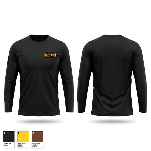Long Sleeve Performance Shirt, INDEPENDENT AERIAL, Army, Teamtime, Team time, sublimation, custom sports apparel, team uniforms, spirit wear, spiritwear, sports uniforms, custom shirts, team store, custom team store, fundraiser sports, apparel fundraiser