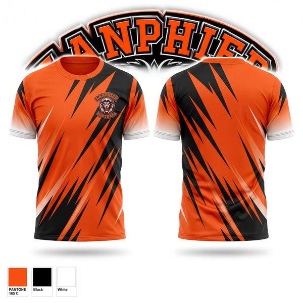 Soft Poly Tee Cotton Like Feel, Lanphier Lions, , Teamtime, Team time, sublimation, custom sports apparel, team uniforms, spirit wear, spiritwear, sports uniforms, custom shirts, team store, custom team store, fundraiser sports, apparel fundraiser