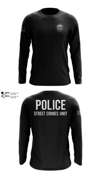Long Sleeve Performance Shirt, STREET CRIMES, , Teamtime, Team time, sublimation, custom sports apparel, team uniforms, spirit wear, spiritwear, sports uniforms, custom shirts, team store, custom team store, fundraiser sports, apparel fundraiser