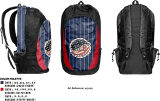 Gear Bag, KCD Freedom, Baseball, Teamtime, Team time, sublimation, custom sports apparel, team uniforms, spirit wear, spiritwear, sports uniforms, custom shirts, team store, custom team store, fundraiser sports, apparel fundraiser