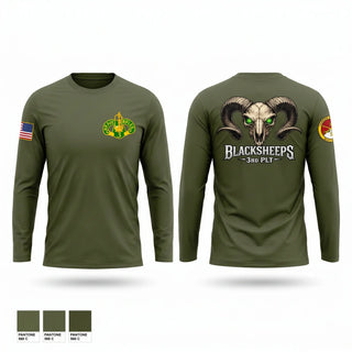 Long Sleeve Performance Shirt, L TRP, 3/3CR, Army, Teamtime, Team time, sublimation, custom sports apparel, team uniforms, spirit wear, spiritwear, sports uniforms, custom shirts, team store, custom team store, fundraiser sports, apparel fundraiser