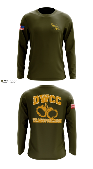 Long Sleeve Performance Shirt, David Wade Correctional Center, Police, Teamtime, Team time, sublimation, custom sports apparel, team uniforms, spirit wear, spiritwear, sports uniforms, custom shirts, team store, custom team store, fundraiser sports, apparel fundraiser